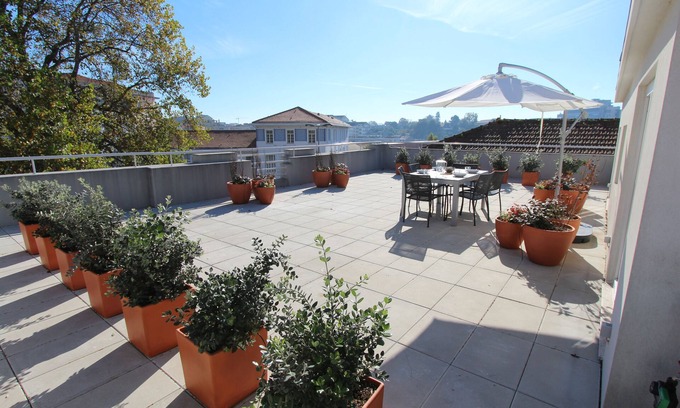 Boavista Appartement | OPO-APT 112-R Appartement terrasse dans le centre-ville. Soberb vue sur une immense terrasse.