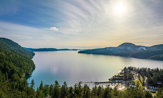 Rosario Maison | Orcas Island, vue sur la baie des Cascades # 286