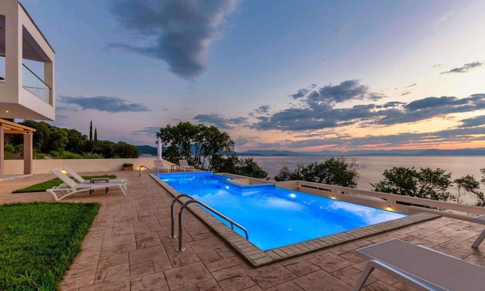 Agia Pelagia Chlomou Villa | Orizontas - Trois Chambres Villa, Couchages 6
