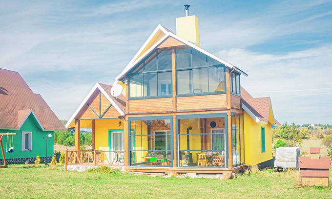 Black Sea Coast Chalet De Ski | ormanın içinde merkeze yakın klimalı villa