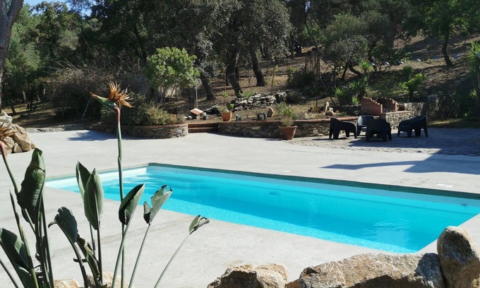 Plage d'Argeles Appartement | Dépendance dans Mas traditionnel avec piscine