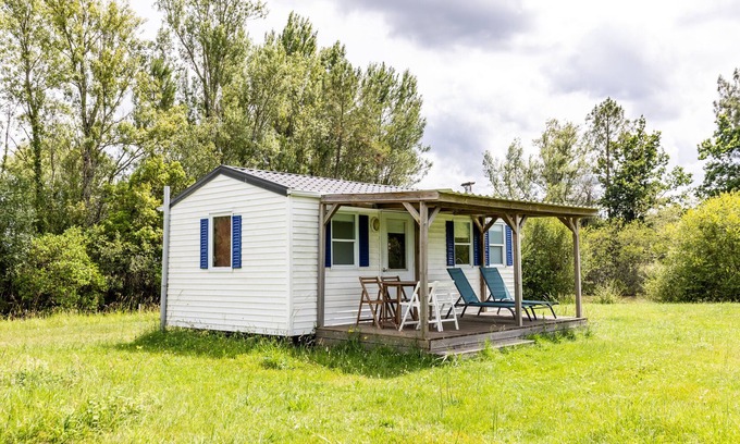 Queyrac Location De VR | Hôtellerie de plein air, pêche et détente au Lac d'Isachris à Queyrac dans le Médoc - Mobilhome 6