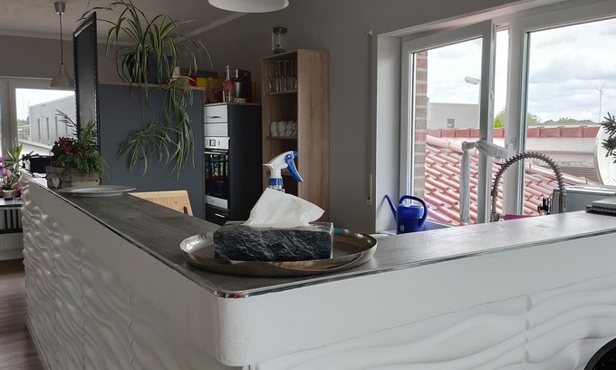 Quakenbruck Appartement | Overnight stay in special locations with parking and private terrace