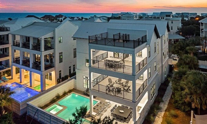 Inlet Beach Maison | Oz by The Sea|Easy Beach Access|Gulf Views|Private Pool|Golf Cart