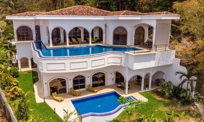 Punta Leona Maison | Vue panoramique sur l'océan Waterfront Luxury Home