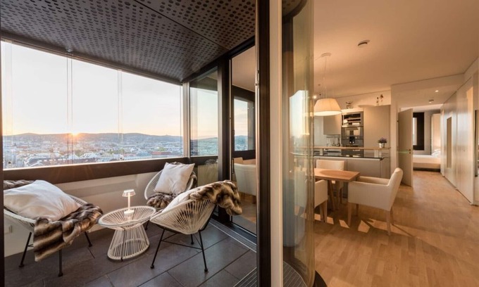 Josefstadt Maison | Suite panoramique avec vue sur Vienne, Wi-Fi et garage