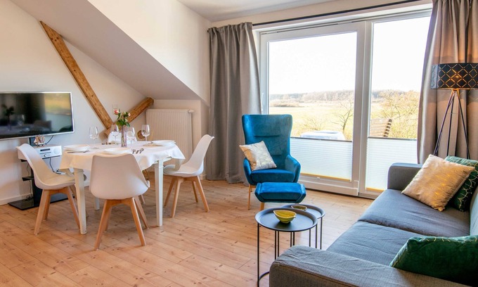 Zarrendorf Appartement | Panoramic view 2 - Landhaus Wiesenblick