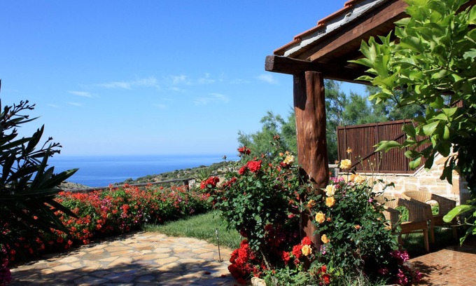 Triopetra Maison | Vue panoramique sur la mer, à distance de marche de la plage, wifi - Holiday Triopetra, Kre