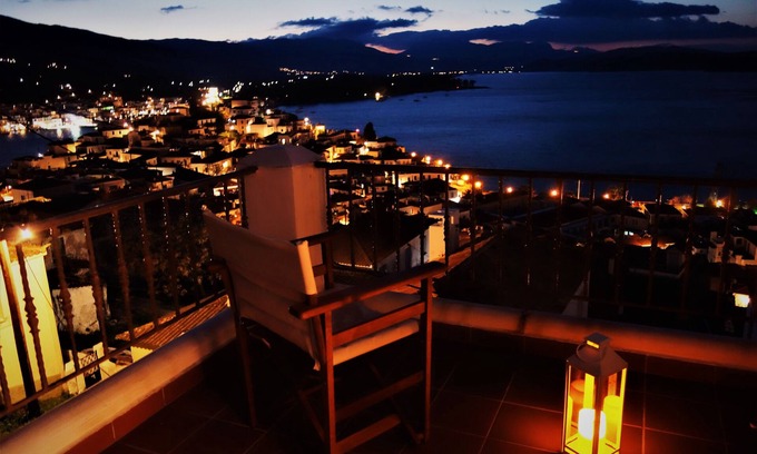 Poros Appartement | Vue panoramique Poros