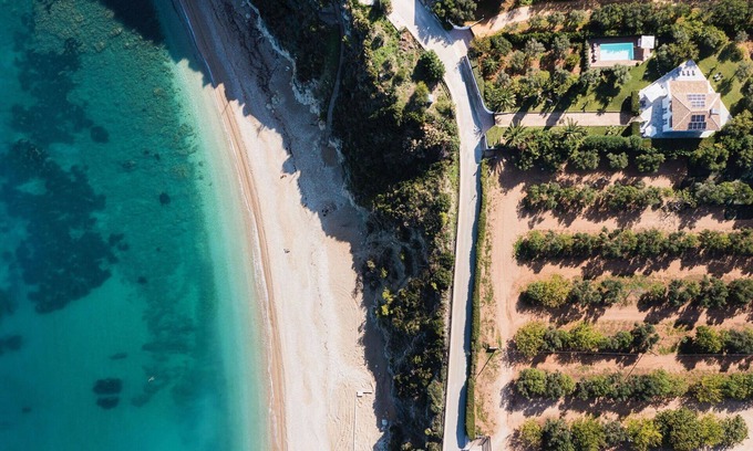 Scopello Villa | Villa panoramique avec piscine face à la plage