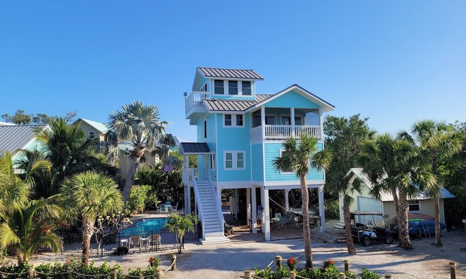 Jose's Hideaway Maison | Paradise Found / North Captiva / Piscine chauffée