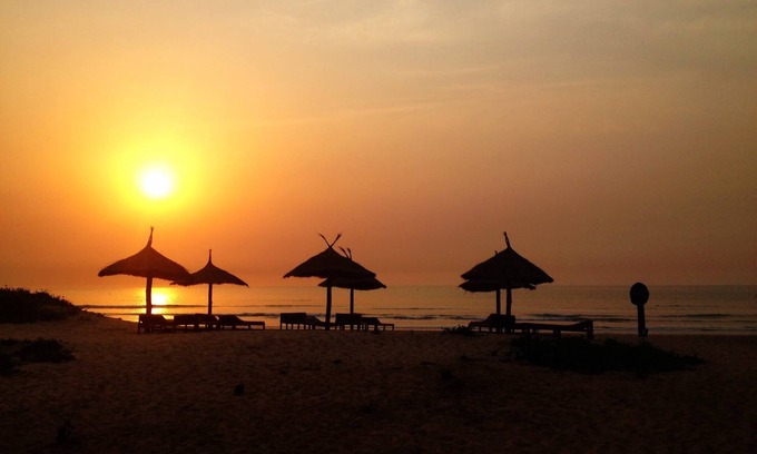 Gunjur Cottage | Paradis! Sur la plage du sud de la Gambie, en Afrique de l'Ouest.