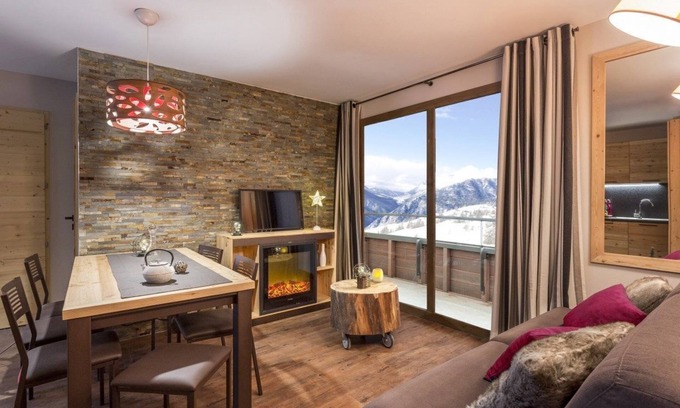 Les Boisses Copropriété | Parfait pour les skieurs! | Appartement confortable pour la famille + Cheminée + Près des Pistes