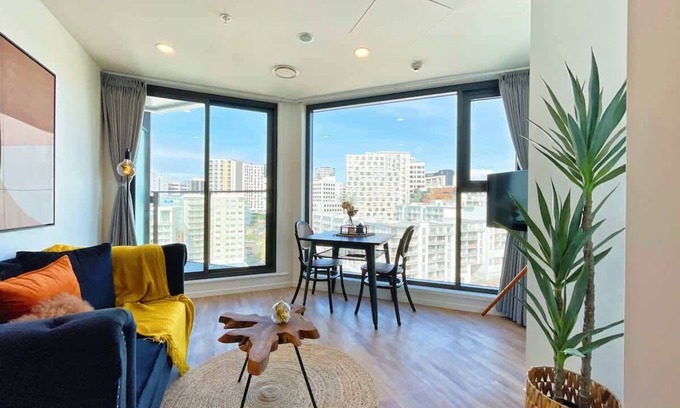 Newton Appartement | Parkside Air-con Studio on Queen St - Pool & Gym
