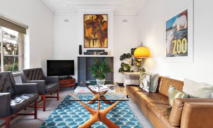 Parkville Appartement | Parkside Hideaway Beautiful Art Deco Design