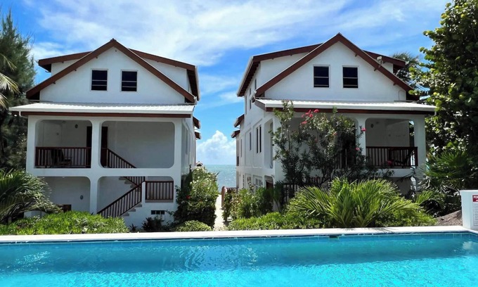 Caye Caulker Appartement | Nouveau 2 chambres à coucher 2 salles de bain à la plage, piscine, plage privée et quai # 6