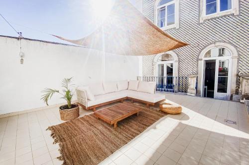Santarem Appartement | Pateo do Mercado - 5 Quartos no Centro Histórico com Terraço