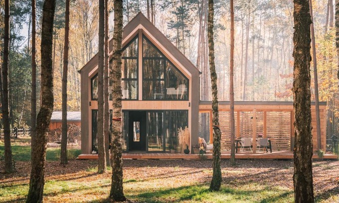 gmina Puszcza Marianska Maison | Patoki. Dom i las.