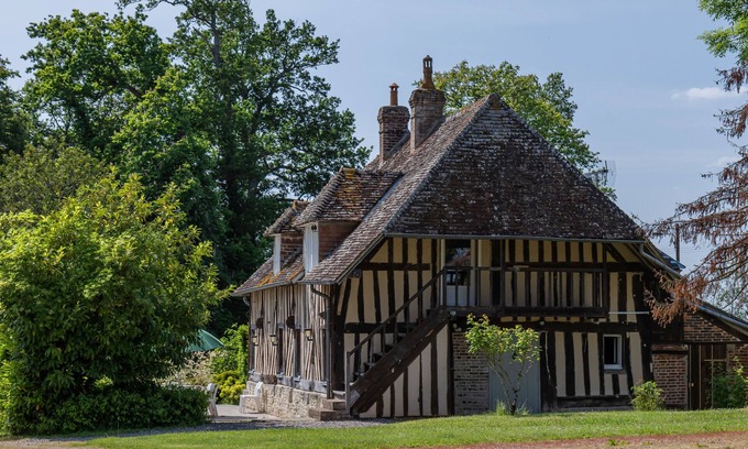 Le Mesnil-Durand Maison | Pays d'Auge - Belle vue sur le bocage Normand