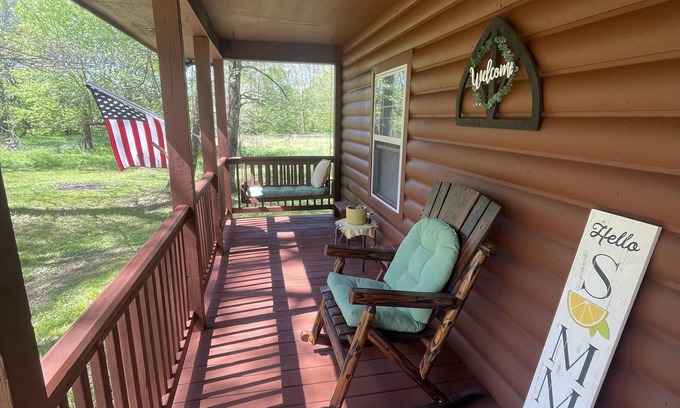 Pine Ridge Cabine | Peaceful cabin steps away from the creek, convenient access to ATV trails!