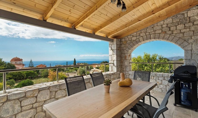 Lefktron Maison | Peaceful semi-detached villa in the heart of Mani with a private pool