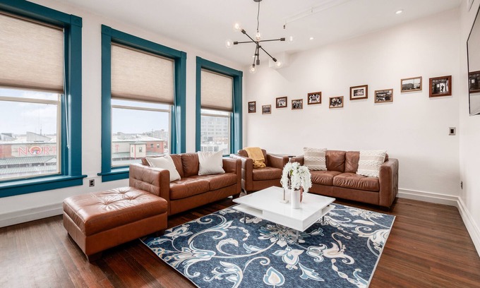 Short North Copropriété | Penthouse Condo by North Market & Convention Center