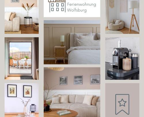 Ehmen Appartement | Penthouse-Ferienwohnung Wolfsburg mit Dachterrasse WLAN Smart-TV überdachter Parkplatz Wallbox