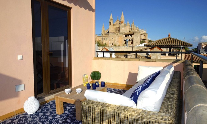 La Llotja-Born Appartement | Penthouse in the center, big terrace next to Cathedral