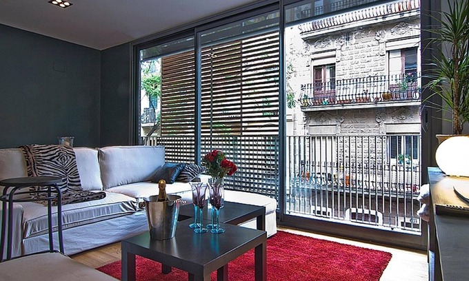 la Vila de Gracia Appartement | Penthouse près de la piscine diagonale Terrasse 2 chambres 6 personnes