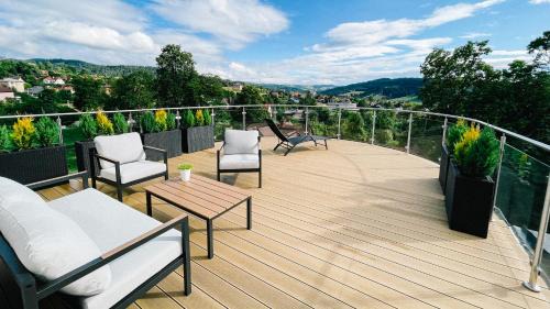 Ponice Appartement | Penthouse Słoneczna Rapsodia - blisko Parku Zdrojowego - duży taras na dachu - piękny widok - winda - garaż