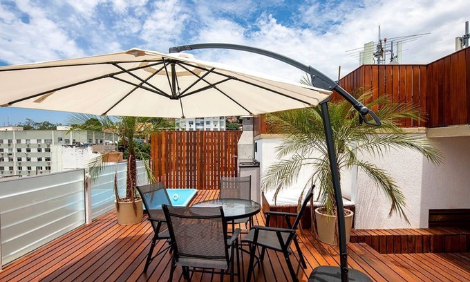 Copacabana Copropriété | Penthouse with Terrace, BBQ and Pool - 4 Bedrooms