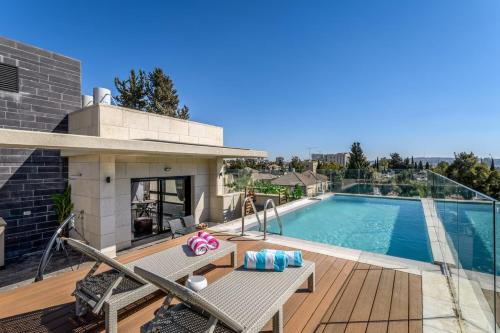 Ramat Negev Appartement | Penthouse with pool jerusalem