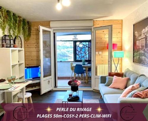 Fos-sur-Mer Appartement | Perle du Rivage - Plage 50m, CLIM, Wifi, 2 pers
