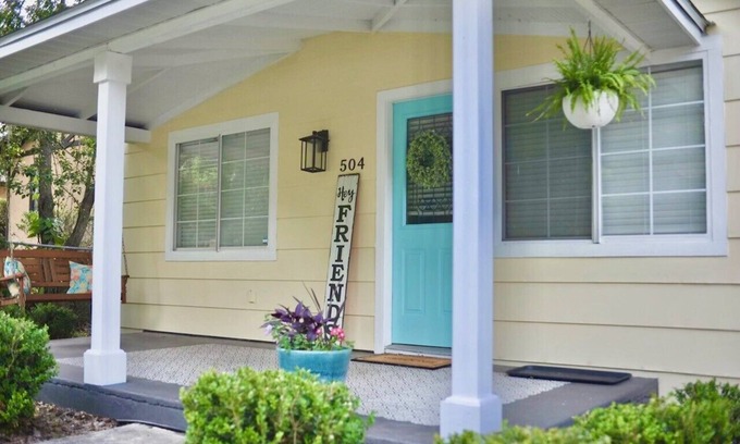 Historic District Maison | Pet Friendly Historic Downtown Bungalow with Fenced In Yard!