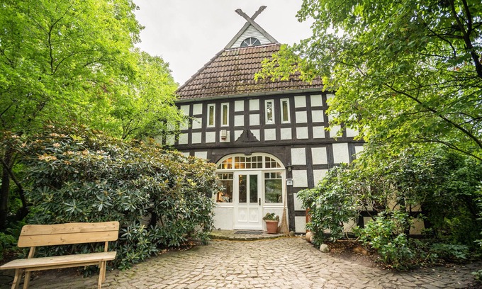 Oberneuland Appartement | Appartement de vacances pour animaux "Lieblingsplatz" avec terrasse partagée, jardin et Wi-Fi