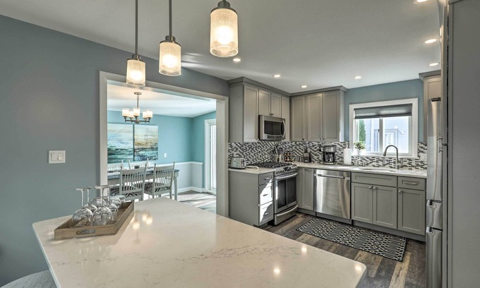 Revere Maison | Pet-Friendly Revere Getaway, Steps from the T!