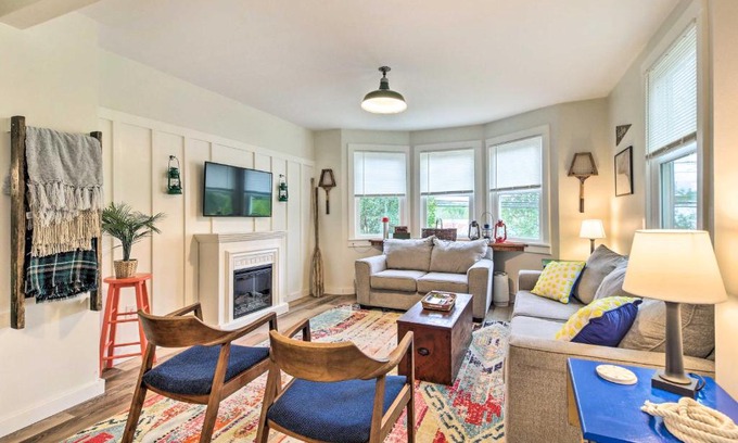 Saranac Lake Maison | Pet-Friendly Saranac Lake Retreat with Deck and Yard
