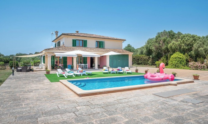 Son Antem Villa | Villa Mallorca Paradise avec vue sur la montagne, piscine, jardin et Wi-Fi. Animaux admis