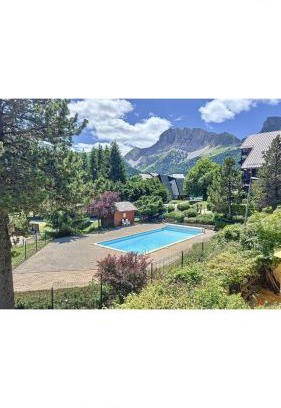 Gresse-en-Vercors Appartement | Petit studio mansardé 18 m2 avec piscine gratuite
