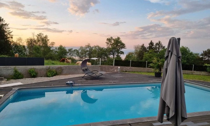 Sciez Maison | Petite habitation, vue imprenable lac et montagne