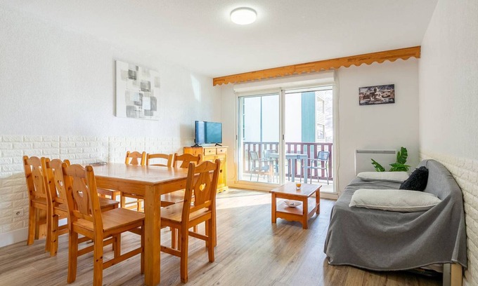 Germ Appartement | Peyragudes : Appart 8 pers, balcon, parking, wifi
