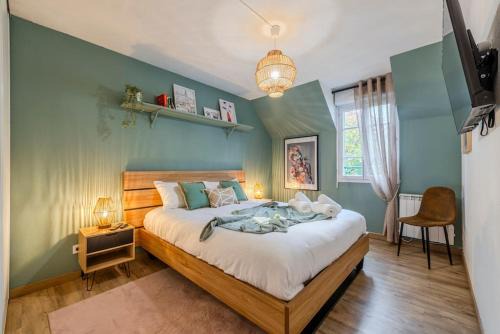 Magny-le-Hongre Maison | Phantasia by Kleidos, 10 min de Disney! Jolie Maison Familiale 6P, 2 chambres, Terrasse, Parking