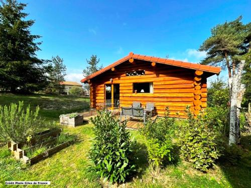 La Chapelle-d'Aurec Maison | Pialous:Chalet en rondins avec Espace Détente