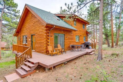 Carriage Hills Maison | Picturesque Log Cabin in Estes Park 9 Mi to RMNP