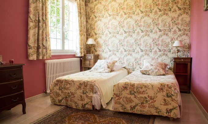 Vergt Maison | Chambe rose : charme et douceur