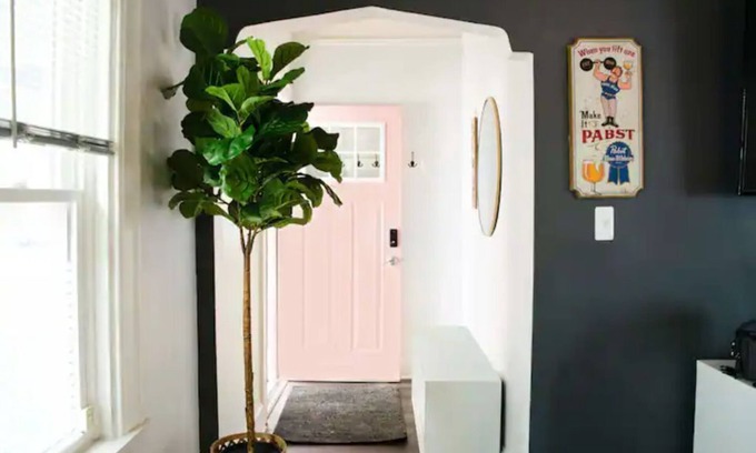 Fifth Ward Maison | Pink Door Place with fenced yard in a walkable area & 2 miles from Fiserv Forum