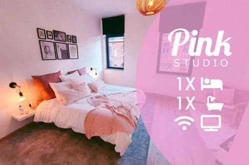 Nimy Appartement | Pink studio Mons ✓ TOP position !