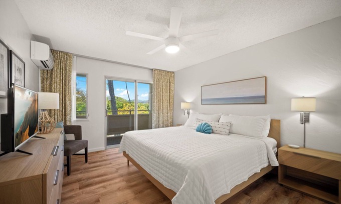 Wailua Copropriété | Plantation Hale Suites J9, AC, Walk to town, Near Beaches, Wifi