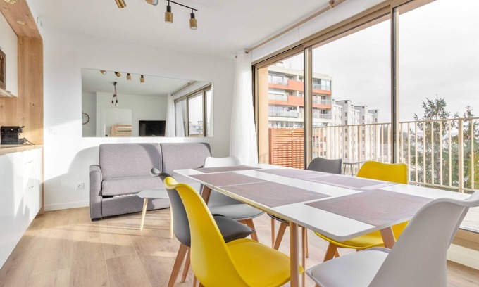 Champigny-sur-Marne Appartement | Pleasant Apt with Balcony-6P-Close to Disney/Paris