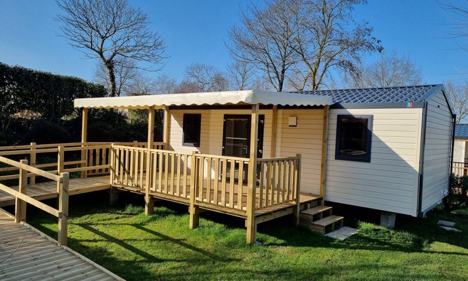 Ferel Maison | PMR mobile home near Pénestin-Camping Les Rives de Vilaine**